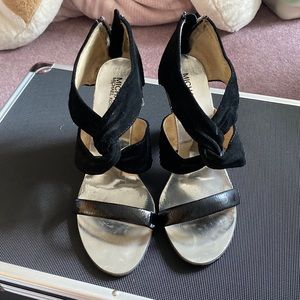 Black Michael Kors heels, size 9